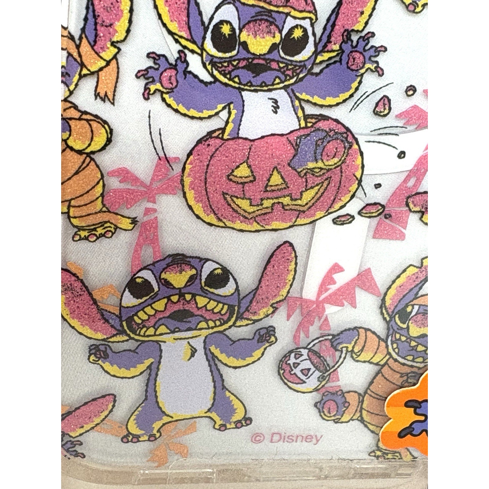 Disney Stitch Halloween Iphone 13 / 14 / 15 Case Skinny Dip Glitter Mummy Nib — image 4 of 8